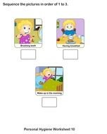 Personal Hygiene Worksheets