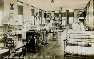 Old photo of the old hospital