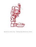 Decorative Alphabet Letters Clip Art N3