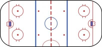 Hockey Rink Vector Clip Art