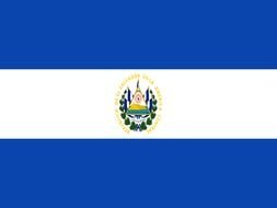 El Salvador Flag drawing