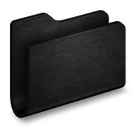 Black Folder Icon