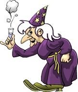 Witch Clip Art drawing