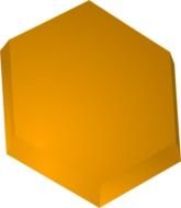 Beeswax Hexagon Honey Yellow