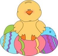 Cute Easter Chick Clip Art