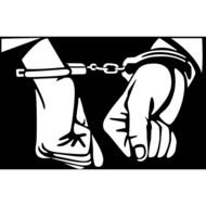 Handcuffs On Hands