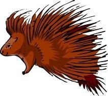 Porcupine Clip Art N6