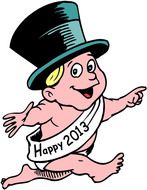 Clipart New Year 2012 And 2013 Graphics Years Eve Borders Clip