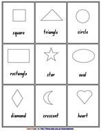 Free 3D Shapes Kindergarten Worksheet