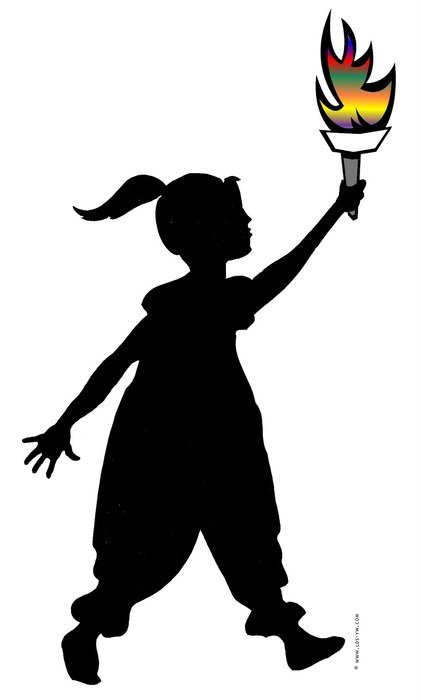 LDS Young Women Torch Clip Art N2