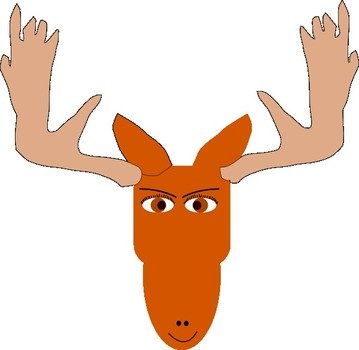 Moose Head Clip Art N9