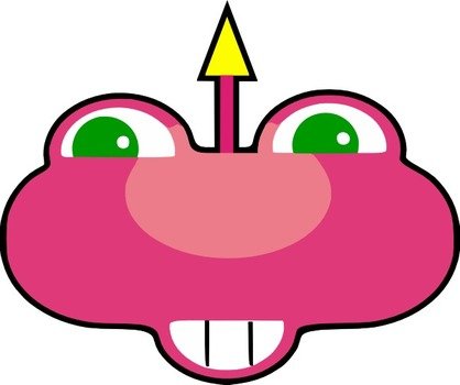 Germ Cartoon Clip Art N12