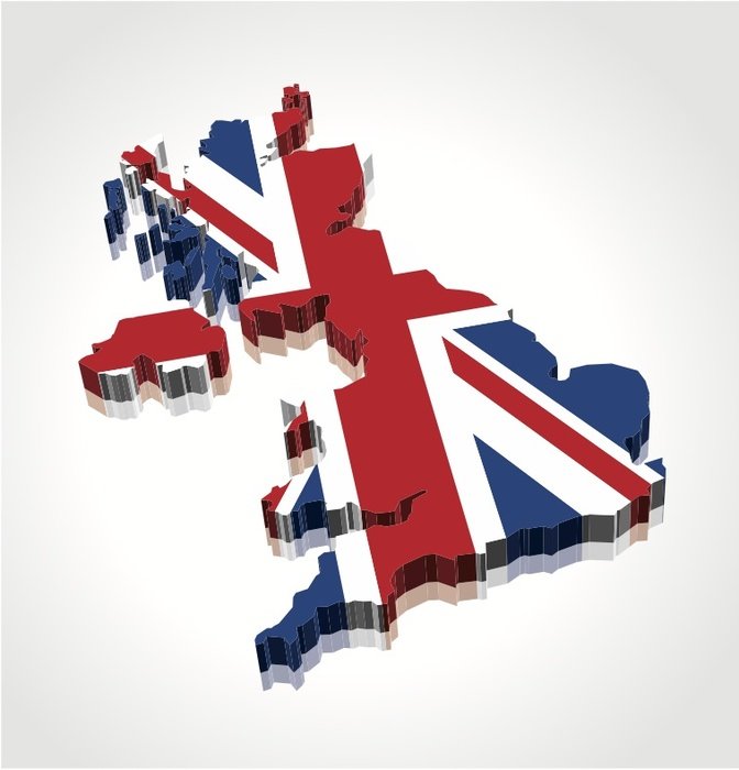 UK Flag Map N3