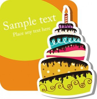Vector Cartoon Cakes