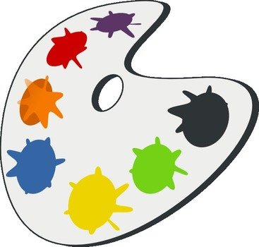 Artist Palette Clip Art N13