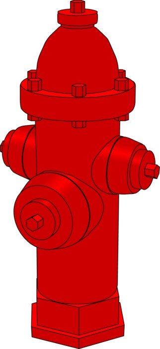 clipart of the fire hydrant transparent