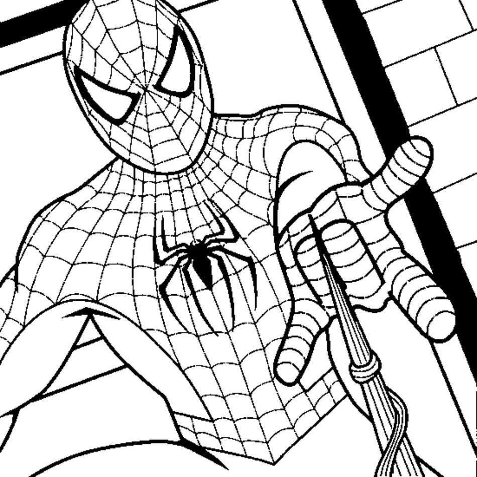 Spider Man Coloring Pages N2