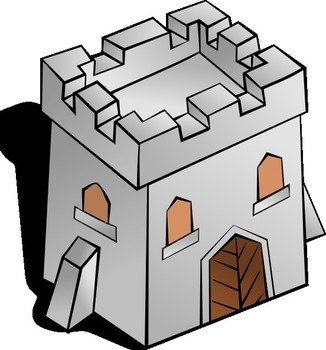 Castle Tower Clip Art N6