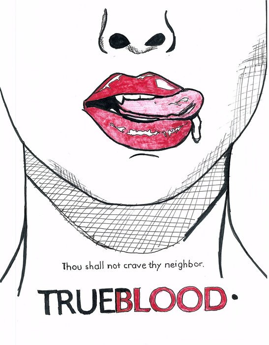 Blood Coloring drawing