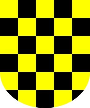 Black Yellow Pattern Chess Board Checkers