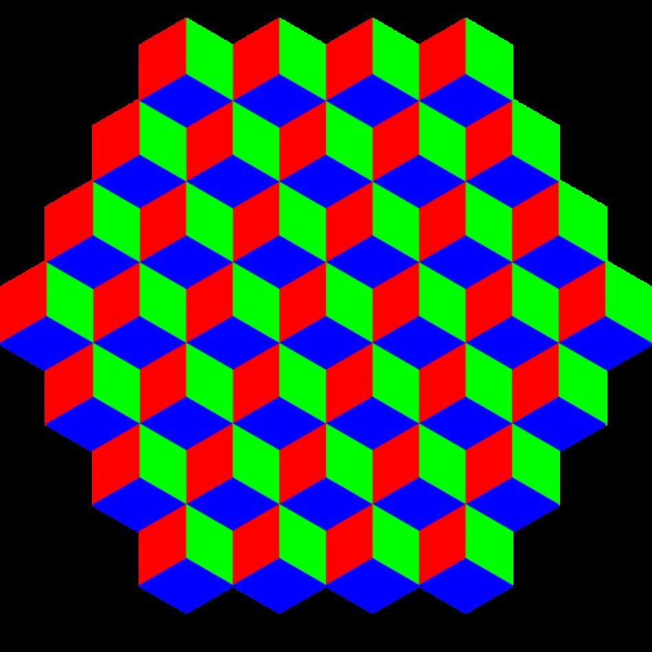 3D Hexagon Art