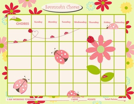 Chore Printable Reward Chart