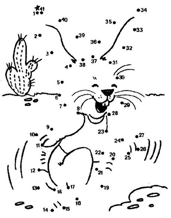 Dot To Coloring Pages