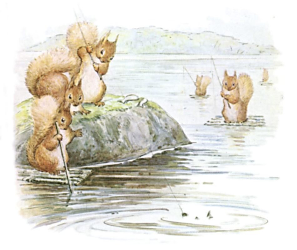 Tale Of Squirrel Nutkin drawing