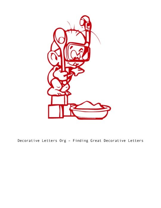 Decorative Alphabet Letters Clip Art N3