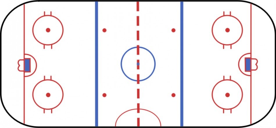 Hockey Rink Vector Clip Art