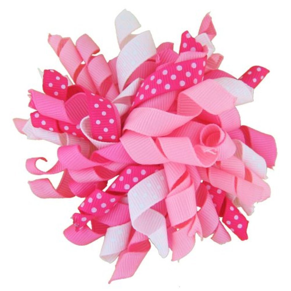 Curly Ribbon Hair Bows free image download