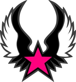 Estrellas Rosa Alas