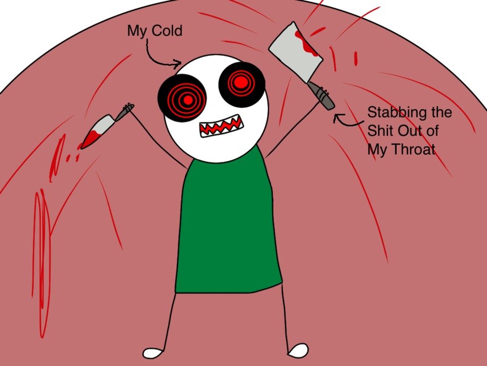 Weak Immune System drawing