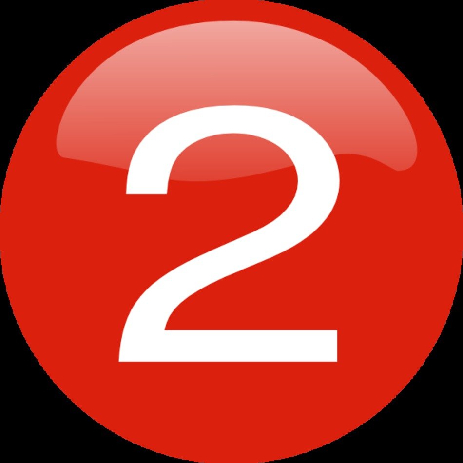 Number 2 Clip Art N46