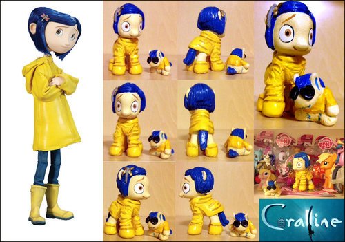 Coraline My Little Pony drawing