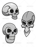 GraphicRiver Set Of Skulls 4716761