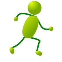 Running Stick Figure Clip Art N15