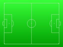 Football Field green Clip Art drawing