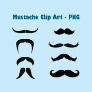 Transparent Mustache Clip Art
