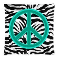 Blue Zebra Peace Sign