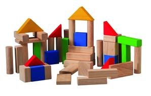 Wooden Blocks play set, Clip Art