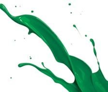 Green Paint Splatter N3