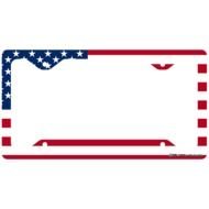 American Flag License Plate Frame