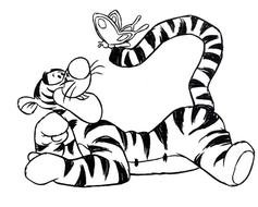Winnie The Pooh Tigger Coloring Pages