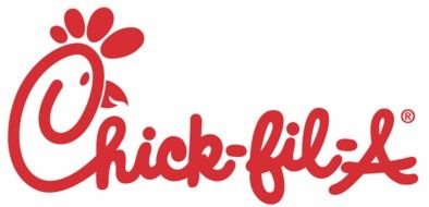 Chick Fil a text drawing