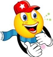 Smiley Clapping Hands Clip Art N5