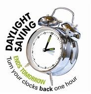 Daylight Savings Time Ends