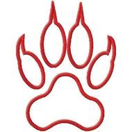 Tiger Paw Clip Art N25