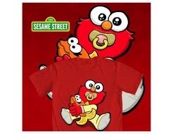 Baby Elmo on the t-shirt