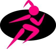 Girl Running Clip Art N22